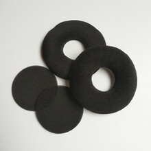 适用爱科技 AKG K121 K121S K141 MK II K142 HD 耳机套 海绵套 耳罩 黑色绒布套1对(赠调音棉)