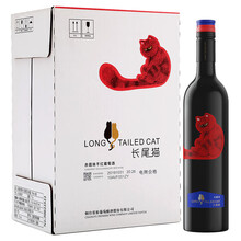 超市	
张裕 长尾猫 赤霞珠（陈酿型）干红葡萄酒 750ml*6瓶 整箱装 国产红酒