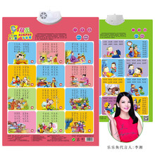 乐乐鱼发音有声挂图儿童早教玩具宝宝学习机识字有声卡片幼儿启蒙认知学习玩具三字经弟子规