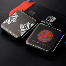 丸图 switch游戏卡盒薄卡包 海贼王 叠猫猫 樱桃小丸子 乔巴 ns周边配件lite迷你可爱大容 switch怪物猎人黑色24卡盒