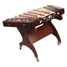 星海 扬琴初学入门色木材质教学系列酒红色402扬琴乐器 月下荷塘8621T-2