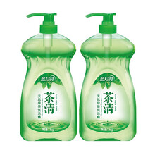 蓝月亮【满99减50 199减100】茶清洗洁精3瓶套装1kg*3洗涤灵洗碗果蔬净餐具净 1kg*2