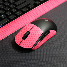 鼠标防滑贴 鼠标防滑贴片 GPW蜥蜴皮罗技EC2毒蝰吸汗手胶903等裁剪 浅粉红色 粉红色 0.5mm