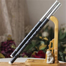 乐器演奏型横吹双管巴乌初学入门树脂材质 降b调+f调