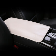 雷克萨斯ES300H RX450H NX200LX570真皮汽车中央扶手储物箱垫牛皮 烟灰色