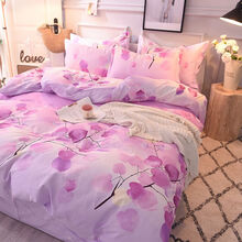 全棉磨毛被套单件活性生态加厚全棉被罩秋冬 220cmX240cm双人 彩色叶语 加厚纯棉被套150x200cm