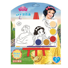 小猪佩奇 儿童涂色画男女孩DIY手工玩具礼品3-4-5-6岁 白雪公主1