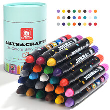 特宝儿（topbright）JORMA24色丝滑蜡笔 可水洗儿童蜡笔画笔文具生日节日礼物