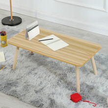 优辉 飘窗桌子小圆桌炕桌小饭桌2人榻榻米矮桌家用卧室女实木简约租房 长桌苹果木80*40 桉木腿-32高