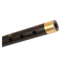 乌木管子D调C调降B调管子乐器催泪送管子哨片配件 黄铜沽乌木管子D调+8赠品