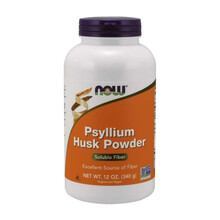 Now Foods 诺奥 全洋车前子壳粉 膳食纤维粉 高纤维无糖无脂促进消化通便润肠 有机车前子粉340g