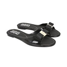 FERRAGAMO 菲拉格慕 /女士VARA蝶结拖鞋 黑色 5