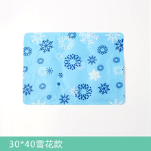 拓海宠物冰垫夏季物理降温神器制冷凝胶冰凉垫坐垫避暑狗狗凉垫 花色 雪花30*40cm