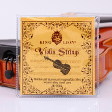 青歌 V235演奏级小提琴琴弦 一套四根 EADG 铝镁小提琴弦 V235铝镁弦1/4-1/8（一套四根）