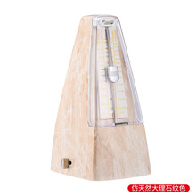 SOLO机械节拍器考级专用 钢琴吉他小提琴架子鼓古筝二胡节奏器乐器通用 仿天然大理石纹色【方型】