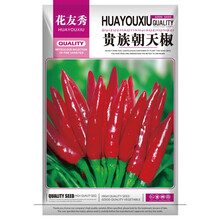 花友秀 辣椒种子 蔬菜种子 线椒 贵族朝天椒 螺丝椒 牛角椒 甜椒种子 家庭园艺 庭院种植 贵族朝天椒种子10克