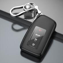 雷克萨斯钥匙套rx300/nx200/200t/NX300h/es250/RX450h高档车包壳扣 雷克萨斯【典雅黑+金属扣】