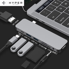 HyperDrive 2020款MacBook Pro Air扩展坞iPad投影usb-c hdmi 深空灰