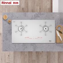 林内（Rinnai）御厨智能烹饪燃气灶控油温 嵌入式燃气灶具 定时防干烧 微晶面板 家用一级能效2QLCV(S)