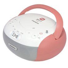 熊猫306 便携CD机 收音机 cd机 播放器 cd 播放机 cd机音响 随身听cd机复读蓝牙 学习 红色+8GU盘（含英语资源）