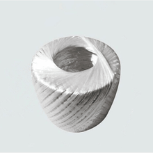 一播大地 全新料草球塑料绳子捆扎绳打包绳捆绑绳包装绳撕裂带纤维绳 白色150g一卷