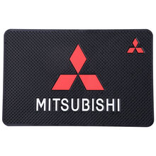 车用中控台耐高温置物垫汽车防滑垫硅胶车内手机车载摆件贴装饰品 三菱专用防滑垫13cm*20cm