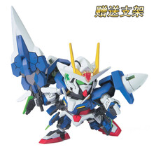 迷你Q版启越SD拼装BB战士模型独角兽神闪光飞翼00新安洲变形爆甲 368 00七剑 模型