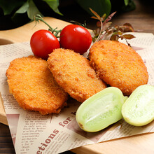 亚洲鱼港鱼排原味鳕鱼排深海鳕鱼肉汉堡鱼排 鱼堡 70克* 24枚