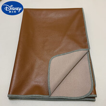 迪士尼 小孩大人用的油布防水床单婴儿防水布床上家用铺炕软皮革沙发可洗老人隔尿垫夏 咖啡色 100x140cm