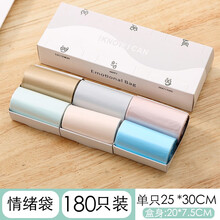 创意桌面垃圾袋 办公室小号垃圾袋 小型家用车载加厚一次性迷你塑料袋 情绪袋【180只】