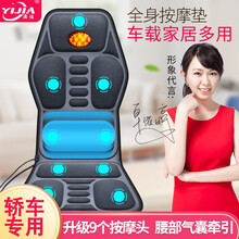 奕佳 车载按摩器全身按摩坐垫家用小车靠垫颈部腰部背部震动按摩多功能货车按摩器 【尊贵车家两用】轿车12V推荐购买