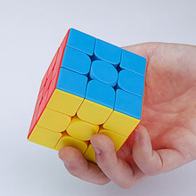魔域文化魔方5件套2345顺滑速拧异形二三四五阶马卡龙金字塔比赛专用儿童益智玩具男女小孩生日礼物 实色三阶+视频教程