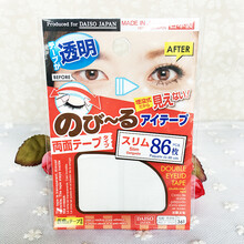 Daiso大创双眼皮贴 自然隐形定型霜 双面网状蕾丝初学者送女友 86枚--透明--8438