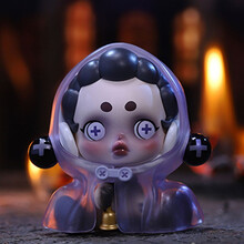 SPSkullpanda密林古堡系列盲盒手办 敲钟人