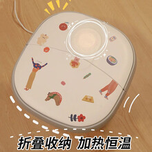 健丝美可折叠泡脚桶电动加热恒温按摩家用洗脚全自动足浴盆便携式 3步折叠 加热恒温 红光暖足CY 经典款（松石绿）