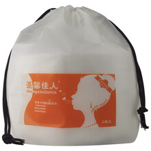 圣馨佳人洗脸巾 洁面巾大卷一次性纯棉洗脸巾全棉擦脸巾美容院专用美容巾化妆棉卸妆棉 加厚珍珠棉拉绳款（1袋装）