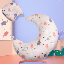 京东超市	
babycare哺乳枕头喂奶神器孕妇坐月子护腰横抱婴儿喂奶椅垫躺喂 利恩特小象