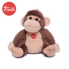 意大利TRUDI可爱猴子公仔钥匙扣包包挂件毛绒玩具儿童生日礼物送同学礼物情人节礼物 51265 9厘米