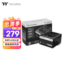 Thermaltake（Tt）额定750W TR2 S 750 电脑电源（80PLUS认证/主动式PFC/智能温控风扇/支持背线）