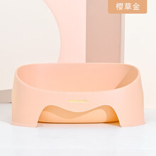 派可为猫砂盆防外溅全半封闭特大小中猫厕所猫屎盆猫咪用品非猫窝 樱草金(收藏加购优先发货)