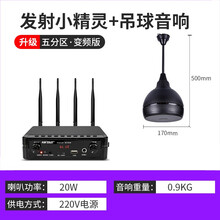 先科（SAST）无线蓝牙吸顶音响壁挂壁喇叭家用天花吊顶套装嵌入式室内店铺餐厅吊球背景音乐家用音箱分区 发射器+吊球音响 音响数量（8）