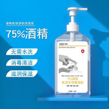 免洗手洗手液 75%酒精免洗杀菌消毒液 家用便携式速干儿童消毒凝胶 500ml家庭装