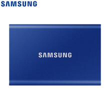 三星(SAMSUNG) T5 T7  Type-c USB3.1 移动固态硬盘 T7 蓝色 2TB