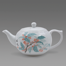 【天香·喫茶去】名家手绘高白瓷釉上彩茶壶 图片色