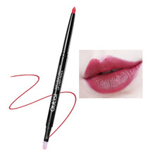 欧丽丝自动唇线笔 双头口红笔防水持久保湿 不易脱色画勾唇笔 #08奶茶色