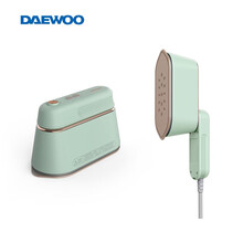 韩国大宇(DAEWOO)手持挂烫机熨烫机家用小型蒸汽熨斗便携式平烫熨衣服神器 豆荚绿
