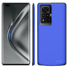 尚酷奇适用于华为荣耀V40背夹电池荣耀V40背夹充电宝无线充电手机壳充电宝移动电源保护套大容量超 荣耀40蓝色*大容量