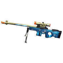 BGTQZ儿童电动玩具声光枪宝宝玩具音乐2-3-6岁男孩礼物冲锋枪 5503-震动声光AMW枪 送3颗普通电池