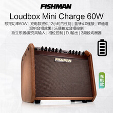 FISHMAN渔夫 民谣原声木吉他弹唱音箱 Loudbox mini 箱琴音响 拾音器 Mini Charge 60W（蓝牙充电款）+好礼
