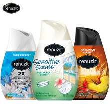 德国汉高 蕊氛Renuzit空气清新剂 海洋微风 淳净微风 夏威夷绿洲 3件套 进口天然固体室内去异味香薰